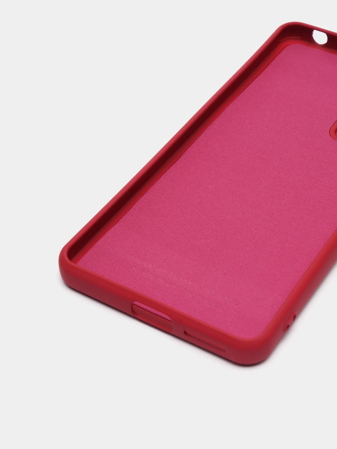 Бордовый чехол с защитой камеры и бархатом внутри XIAOMI REDMI NOTE 12 PRO 4G / REDMI NOTE 11 PRO