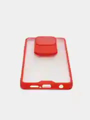 Красный чехол для Xiaomi POCO X3 / POCO X3 PRO с задвижным окном для защиты камеры