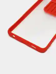 Красный чехол для Xiaomi POCO X3 / POCO X3 PRO с задвижным окном для защиты камеры