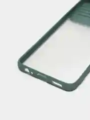 Тёмно-зелёный чехол для XIAOMI POCO M5S / Redmi NOTE 10  / NOTE 10S с задвижным окном для защиты камеры