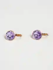 Аметистовый серьги Xuping/ серьги Swarovski/ серьги Сваровски/ серьги с кристаллами