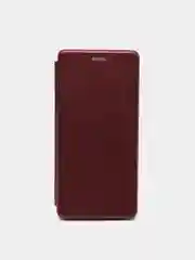Багровый чехол книжка Samsung A90 2019