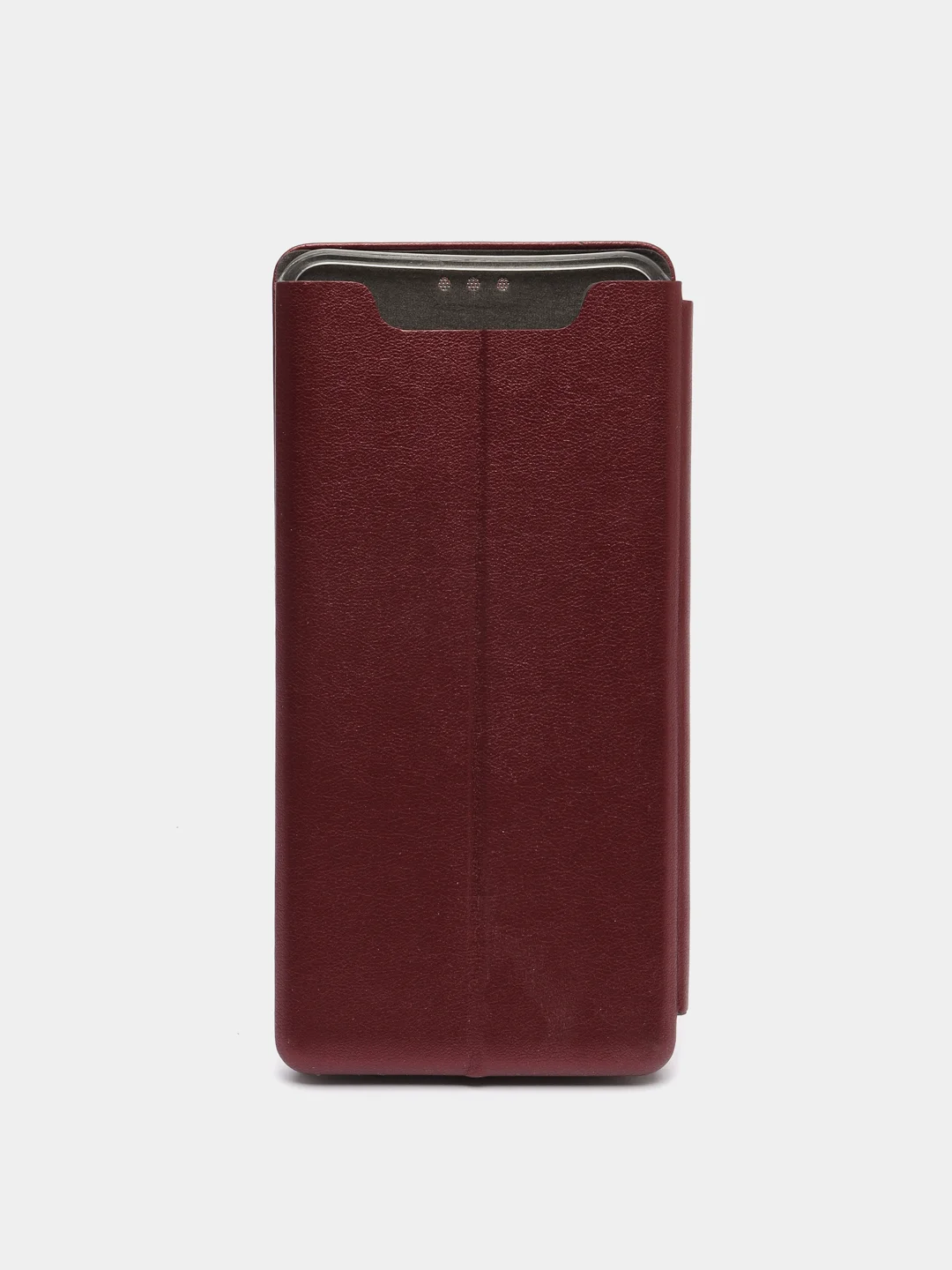 Багровый чехол книжка Samsung A90 2019