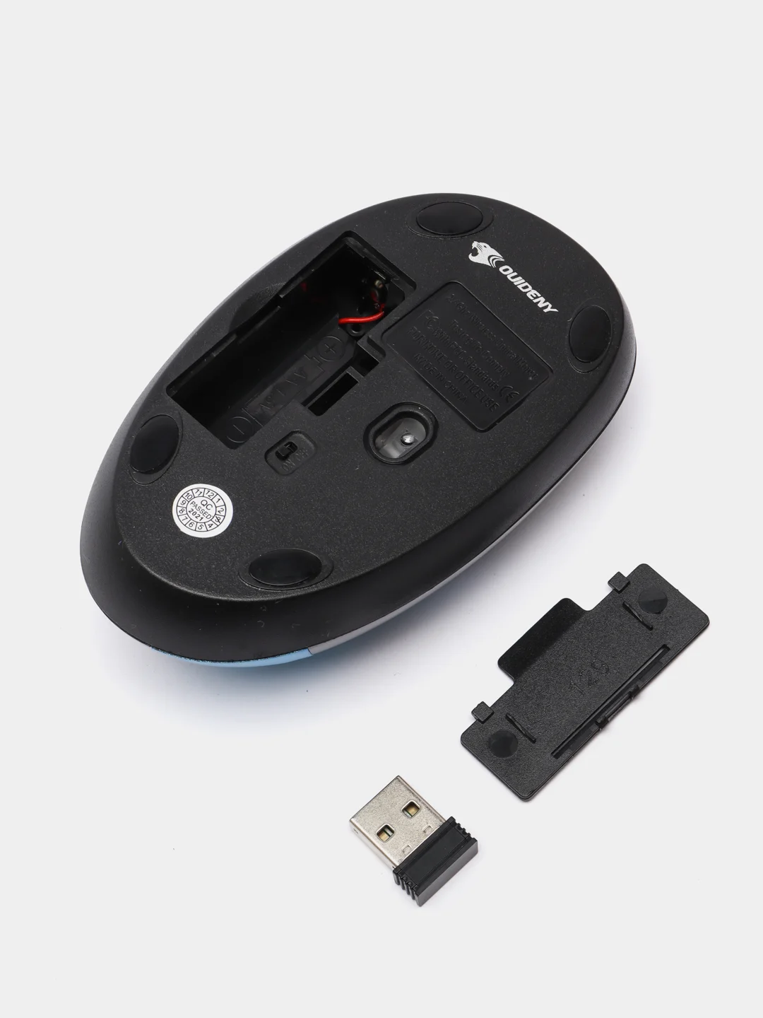 Синий мышь беспроводная компьтерная 760К, 2.4G/2000DPI для правшей оптическая