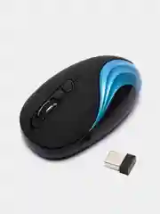 Синий мышь беспроводная компьтерная 760К, 2.4G/2000DPI для правшей оптическая