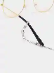 Серебряный цепочка для очков