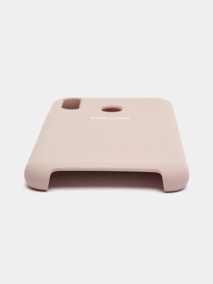 Бежевый меланж чехол силиконовый Silicone Cover Case для Samsung Galaxy A6S, M20