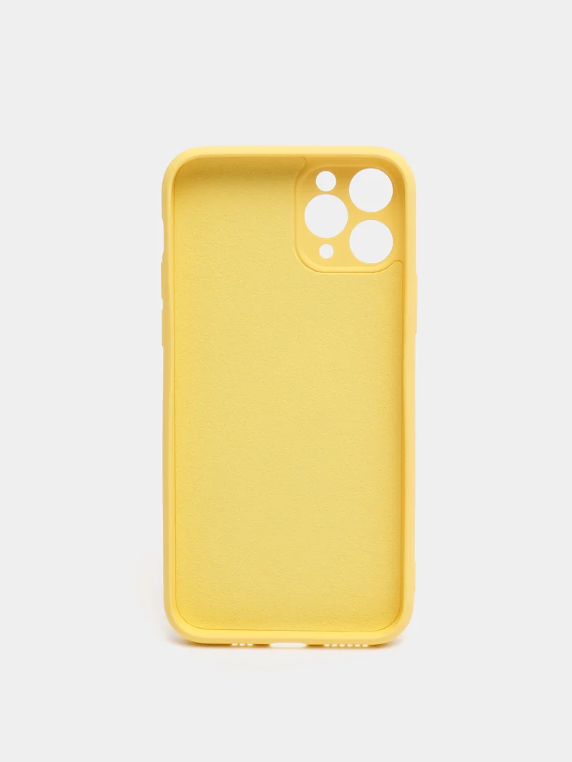 Лимонный чехол силиконовый для iPhone 11, 11 Pro, 11 Pro Max, Mobios
