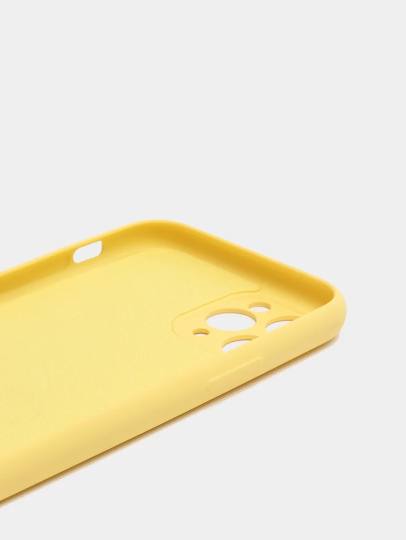 Лимонный чехол силиконовый для iPhone 11, 11 Pro, 11 Pro Max, Mobios