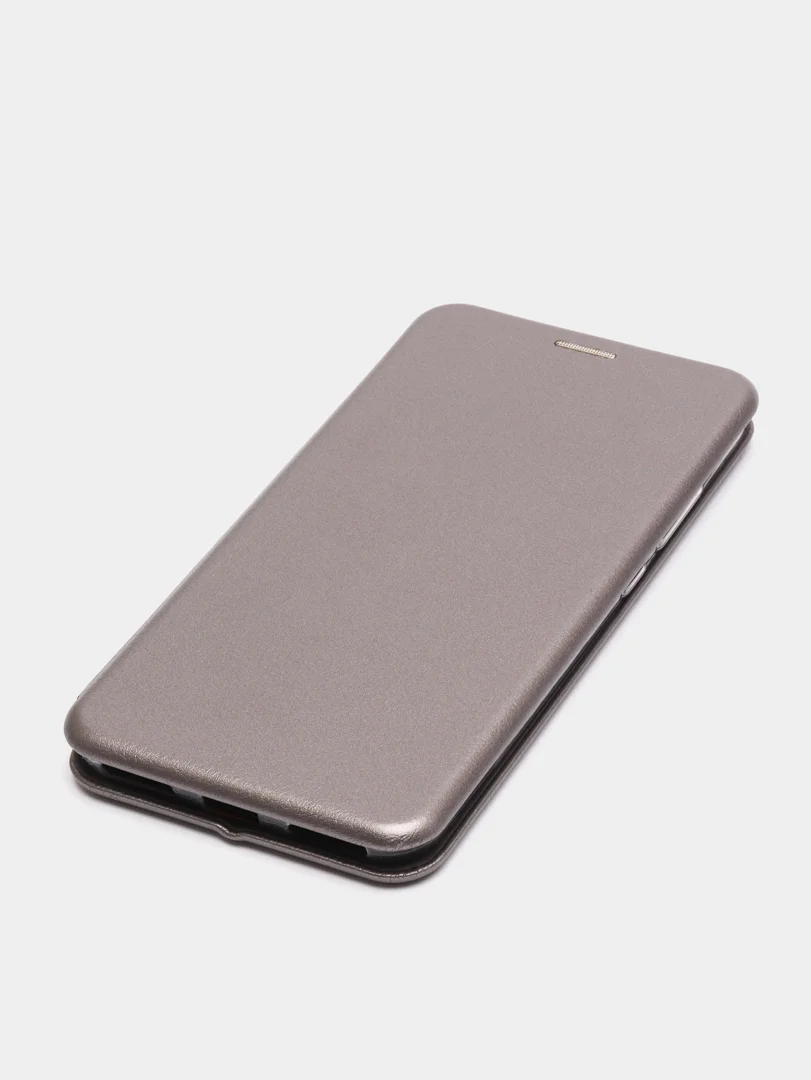 Серебряный чехол-книжка на Xiaomi Redmi Note 5A / Redmi Note 5A Prime, Сяоми Редми Нот 5А, 5А Прайм