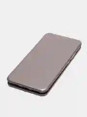 Серебряный чехол-книжка на Xiaomi Redmi Note 5A / Redmi Note 5A Prime, Сяоми Редми Нот 5А, 5А Прайм