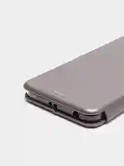 Серебряный чехол-книжка на Xiaomi Redmi Note 5A / Redmi Note 5A Prime, Сяоми Редми Нот 5А, 5А Прайм