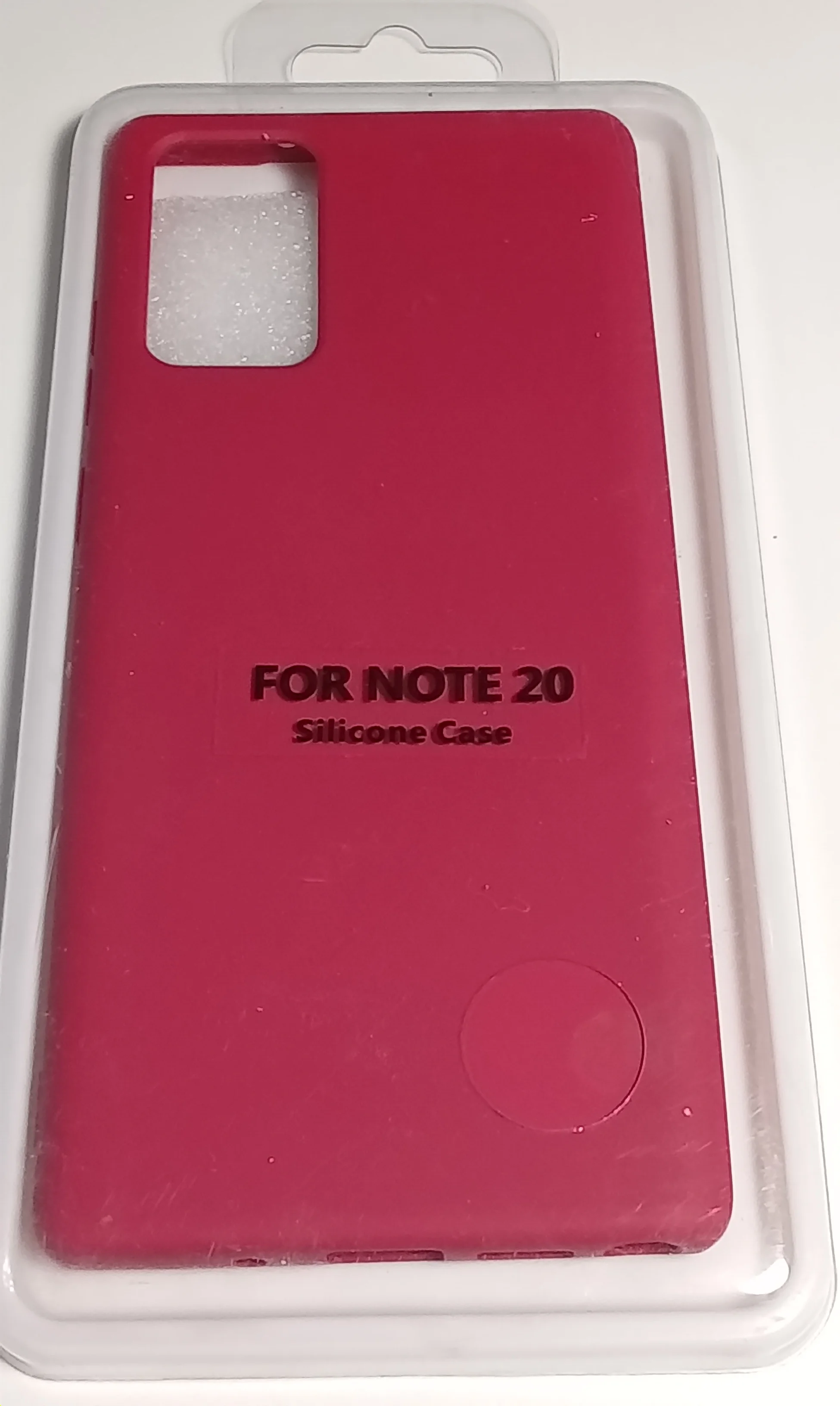 Бордовый чехол для Samsung Note 20 (2020) с бархатом внутри