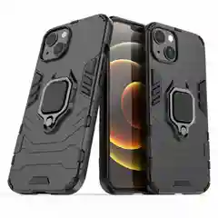 Чехол противоударный с кольцом-держателем на Apple iPhone 13 (Айфон 13)