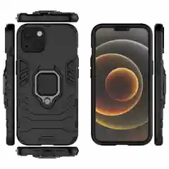 Чехол противоударный с кольцом-держателем на Apple iPhone 13 (Айфон 13)