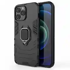 Чехол противоударный с кольцом-держателем на Apple iPhone 13 Pro Max (Айфон 13 Про Макс)