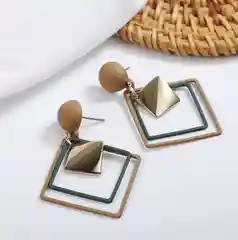 Хаки серьги женские
