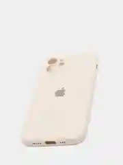 Белый чехол для iPhone 12 с защитным стеклом в комплекте