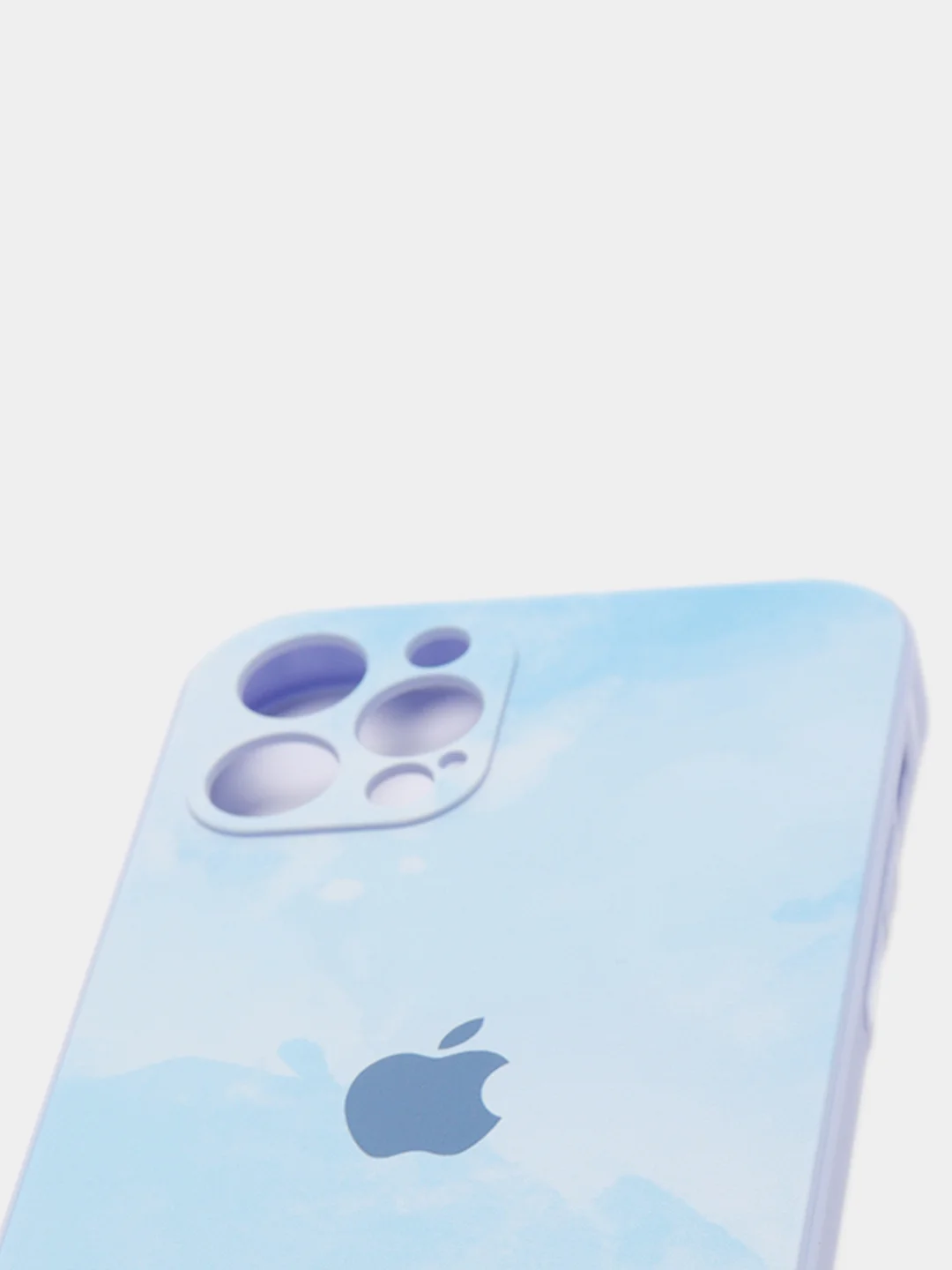 Голубой чехол для iPhone 12, 12pro, 12proMax