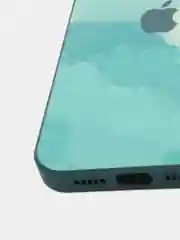 Бирюзовый чехол для iPhone 12, 12pro, 12proMax
