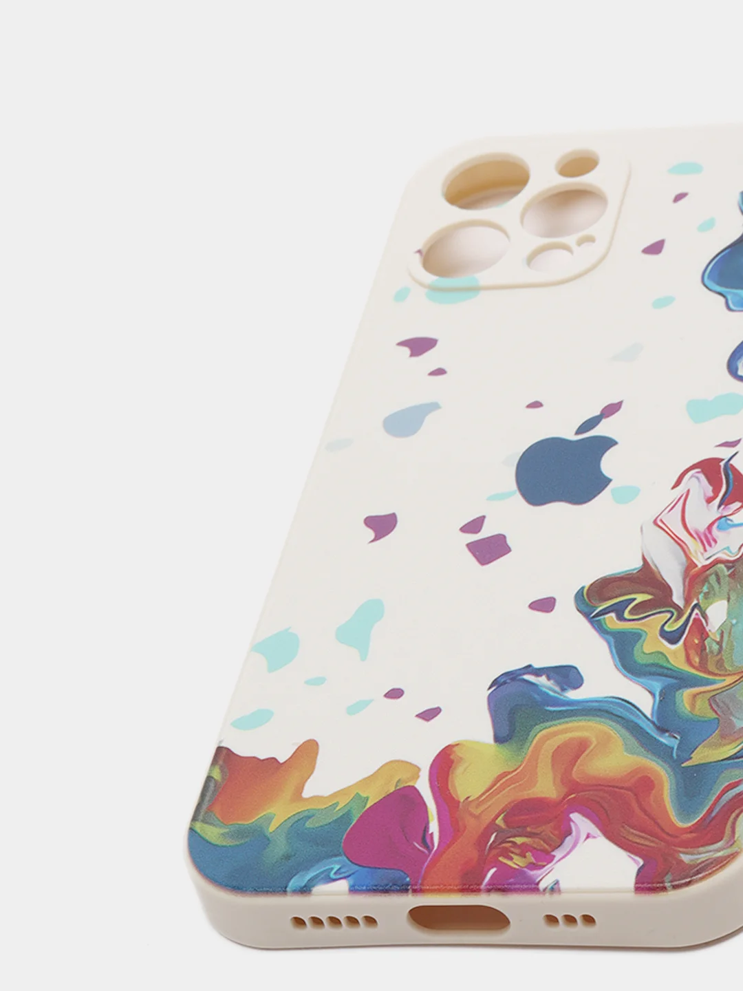 Белый чехол для iPhone 12, 12pro, 12proMax