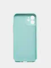 Мятный чехол для iPhone 12 с защитным стеклом в комплекте