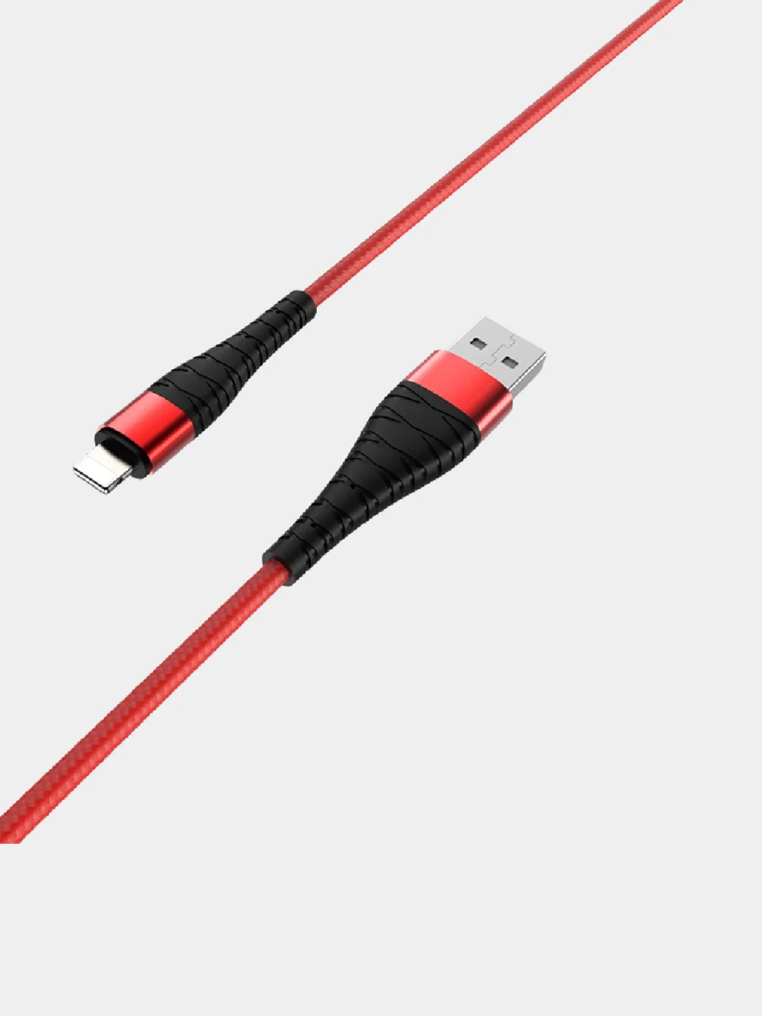 Красный кабель для зарядки micro-USB / Type-C Borofone BX32