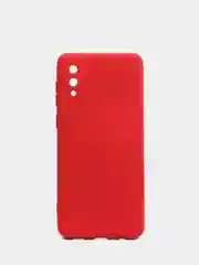 Красный чехол Samsung Galaxy A02, силиконовый, рифленый
