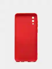 Красный чехол Samsung Galaxy A02, силиконовый, рифленый