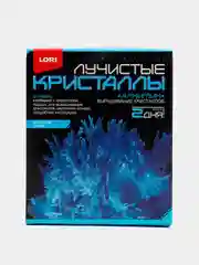 Синий набор химических опытов, эксперименты для детей "Лучистые кристаллы выращивания"