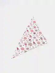 Лимонный нагрудник слюнявчик на кнопках детский, бандана
