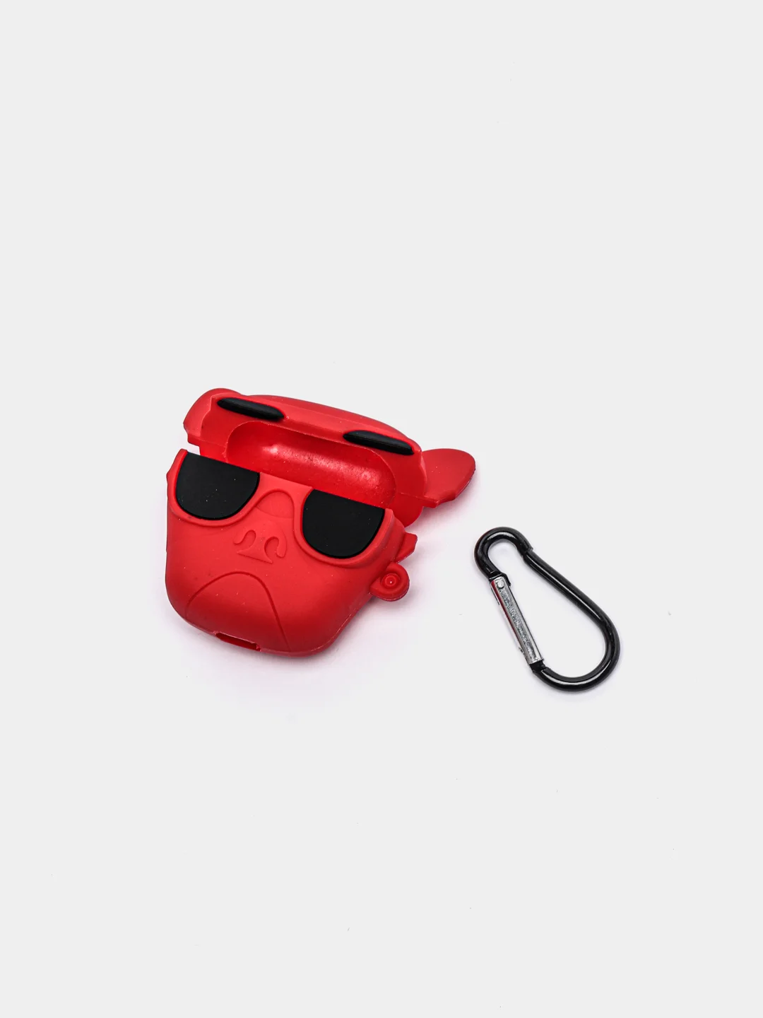 Багровый чехол для беспроводных наушников на AirPods 4 mini TWS Pro 4 "Мультяшка"