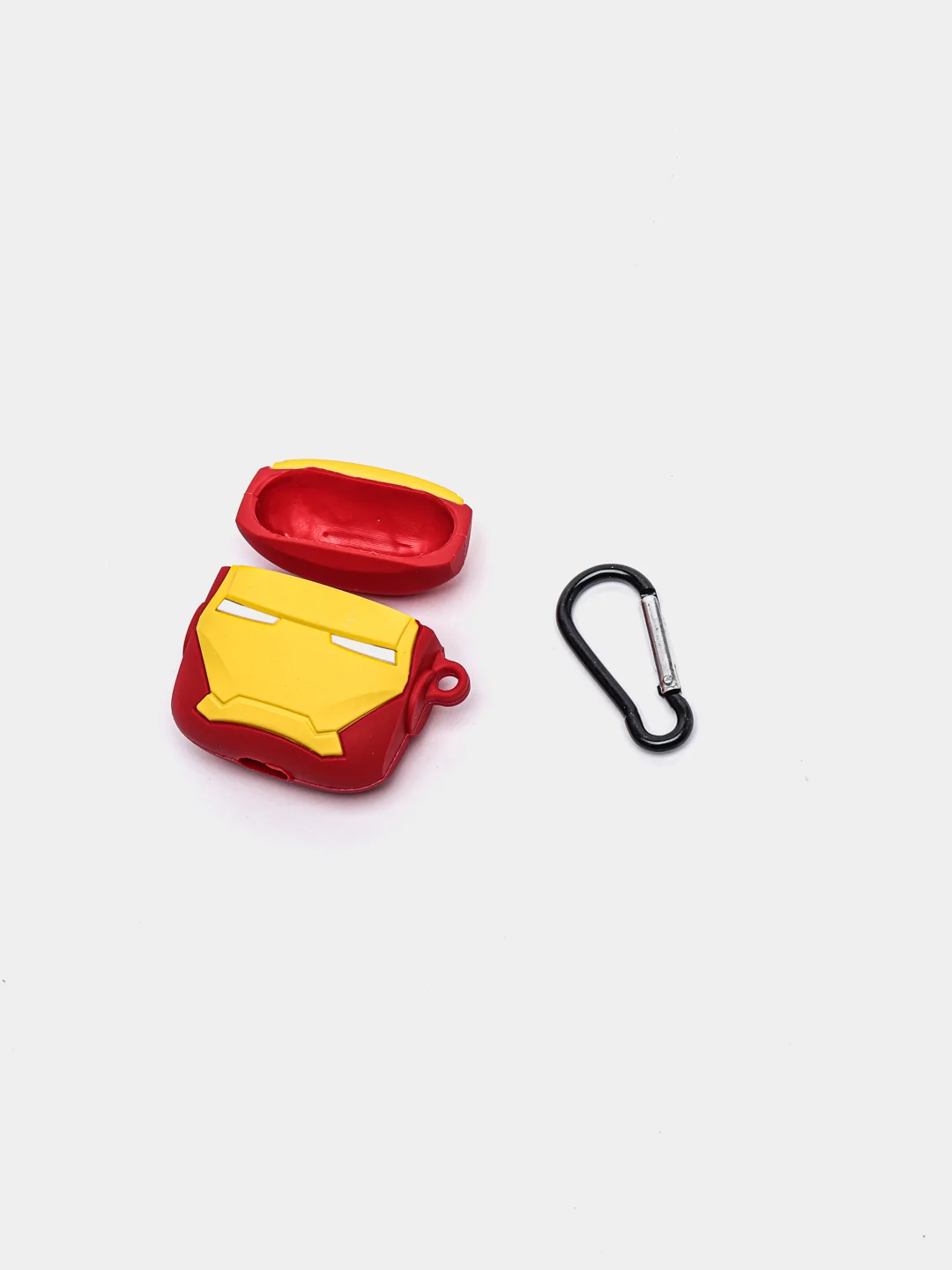 Бордовый чехол для беспроводных наушников на AirPods 4 mini TWS Pro 4 "Мультяшка"