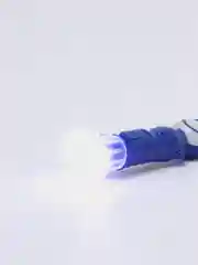 Синий фонарь ручной "Человечек", 1 LED, 2.2 х 8.2 см