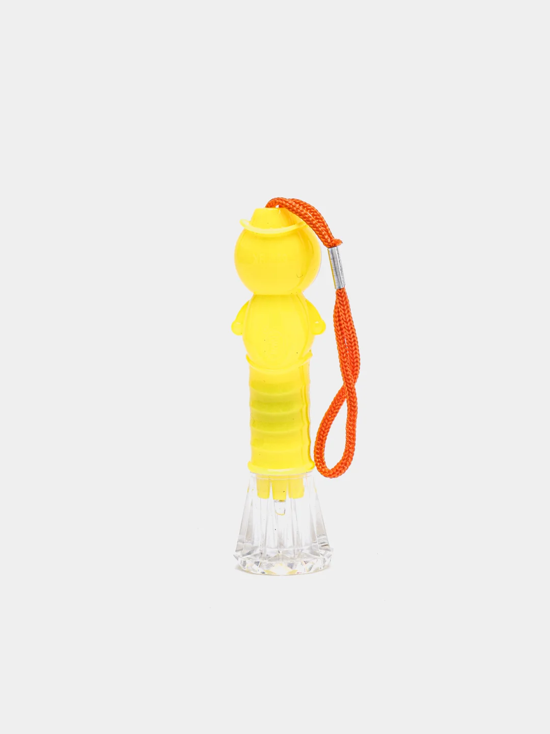 Желтый фонарь ручной "Человечек", 1 LED, 2.2 х 8.2 см