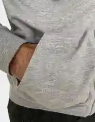 Серый кофта спортивная мужская, с капюшоном, без утеплителя
