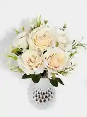 Молочный искусственные цветы розы, букет, пионы, камелии