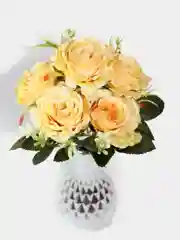 Кремовый искусственные цветы розы, букет, пионы, камелии