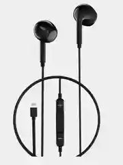 Черный perfeo наушники вкладыши c микрофоном REDONE 8pin-BT, белый, чёрный