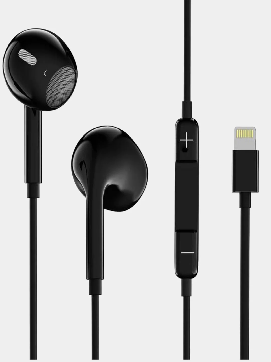 Черный perfeo наушники вкладыши c микрофоном REDONE 8pin-BT, белый, чёрный