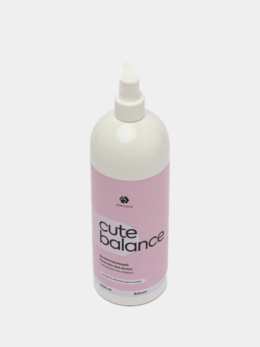 Бальзам для волос Adricoco Cute Balance, балансирующий, с лемонграссом и бораго, 1000 мл