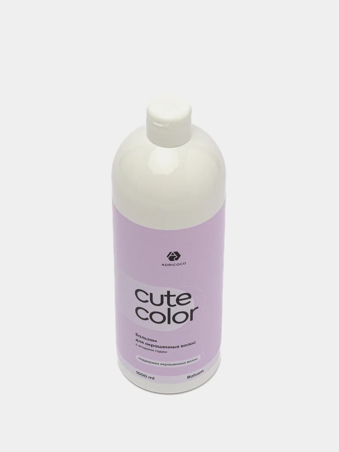 Бальзам для окрашенных волос Adricoco Cute Color, с ягодами годжи, 1000 мл