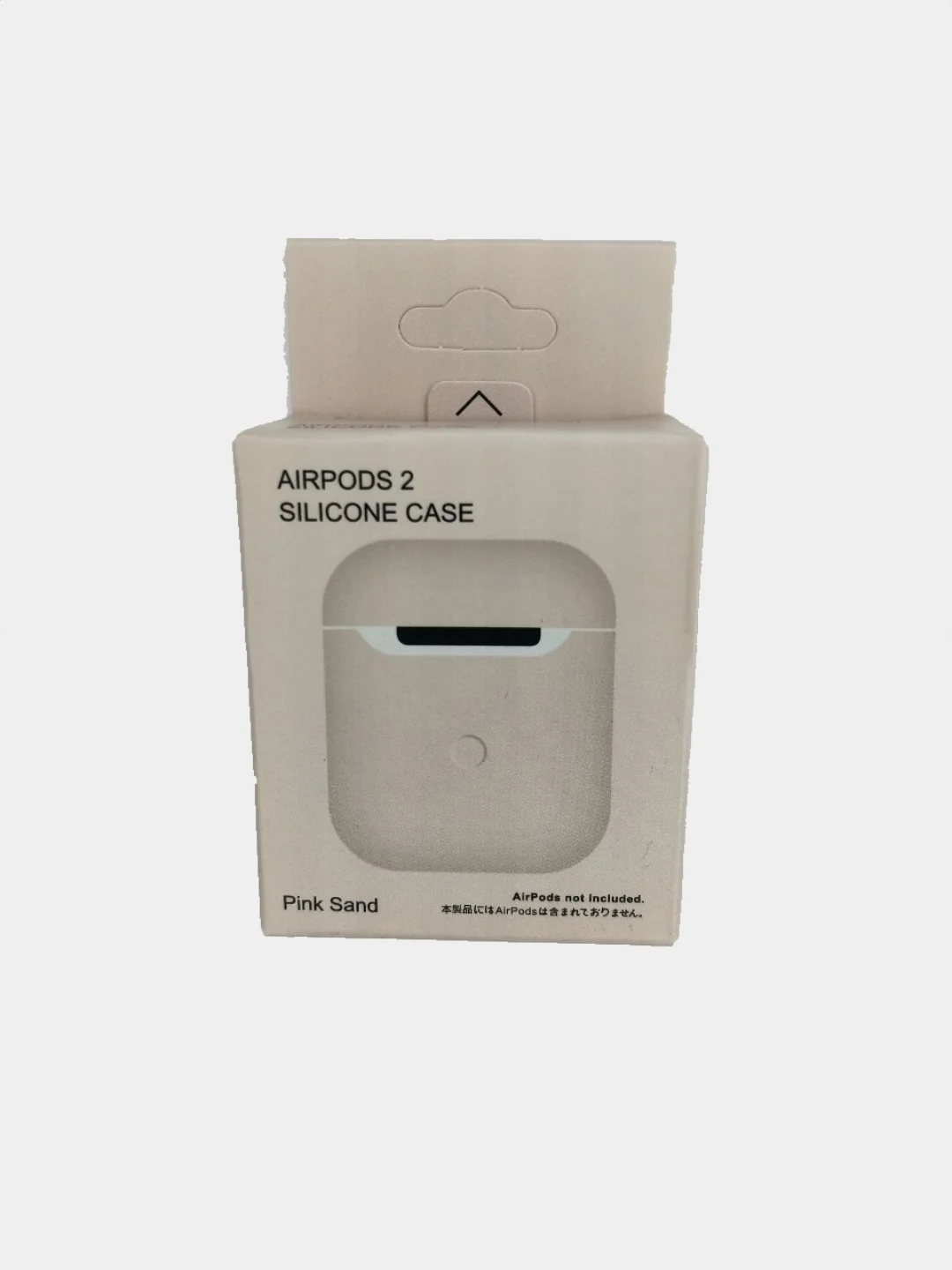 Конфетный чехол для Apple AirPods 1 / AirPods 2 черный силиконовый