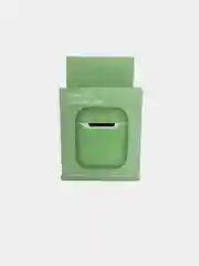 Мятный чехол для Apple AirPods 1 / AirPods 2 черный силиконовый
