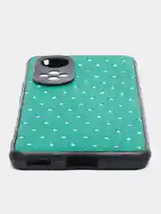 Лайм чехол Honor 50, Huawei Nova 9 силиконовый под кожу со стразами с блестками