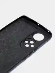 Небесно-голубой чехол Honor 50, Huawei Nova 9 силиконовый под кожу со стразами с блестками