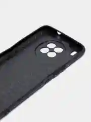 Синий чехол силиконовый Honor 50 Lite, Huawei Nova 8i, под кожу, со стразами и блестками