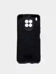 Лавандовый чехол силиконовый Honor 50 Lite, Huawei Nova 8i, под кожу, со стразами и блестками
