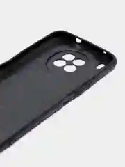 Лавандовый чехол силиконовый Honor 50 Lite, Huawei Nova 8i, под кожу, со стразами и блестками