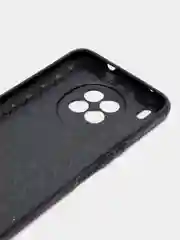 Красный чехол силиконовый Honor 50 Lite, Huawei Nova 8i, под кожу, со стразами и блестками